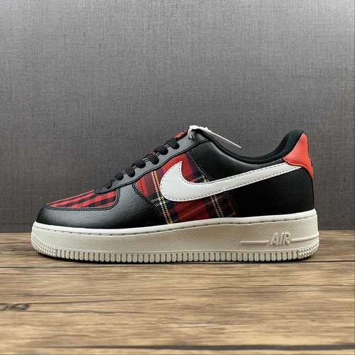 270849345004AIR FORCE 1 LOW FLANNEL BLACKSUMMIT WHITEHABANERO REDUNSIEX3645