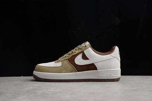 340DB2260199AIR FORCE 1 LOW WHITEBROWNOLIVE GREENWOMAN3639MAN4045