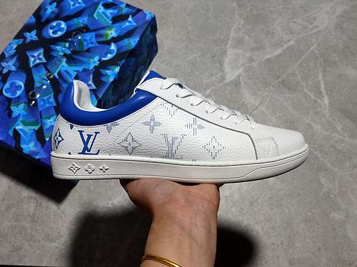 400LV RIVOLI LOW SNEAKER WHITEWHITEBLUEMAN3945