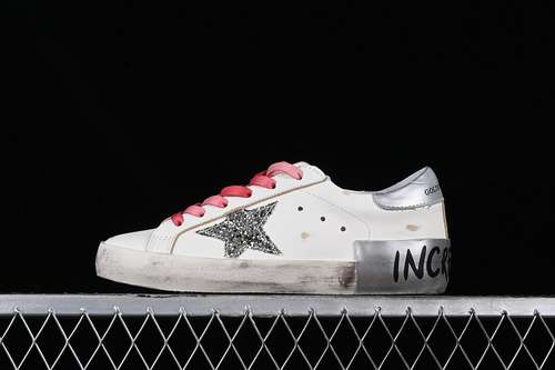 460GGDB GOLDEN GOOSE SUPER STAR WHITEGREYSILVERPINKWOMAN3540
