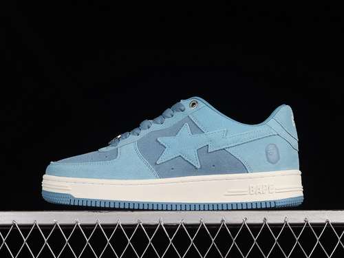 4501H70191004BAPE STA TOKYO CASUAL SHOES BLUEBLUEWHITEWOMAN3639MAN4045