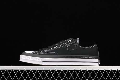 230169070CFRAGMENT DESIGN X MONCLER X CHUCK TAYLOR ALLSTAR 70S LOW WHITEBLACK