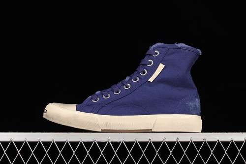 430W1RA28060BALENCIAGA HIGH VULC DESTR NAVY BLUENAVY BLUEBEIGEWOMAN3639MAN4045