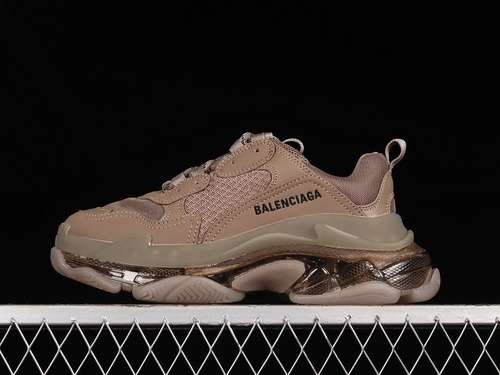 600W2GA12510ZG BALENCIAGA TRIPLE S 30 SNEAKERS BROWNBROWNBLACKWOMAN3539MAN4046