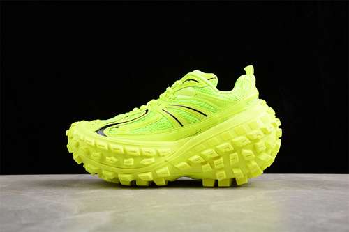 630W2RA61000BALENCIAGA DEFENDER RUBBER PLATFORM SNEAKERS YELLOW WOMAN3539MAN4046