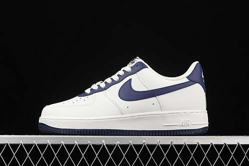 300AL2236106AIR FORCE 1 LOW 07 WHITEWHITENAVY BLUEWOMAN3639MAN4045