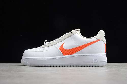 300CD0888100AIR FORCE 1 LOW 07 WHITEORANGEWOMAN3639MAN4045