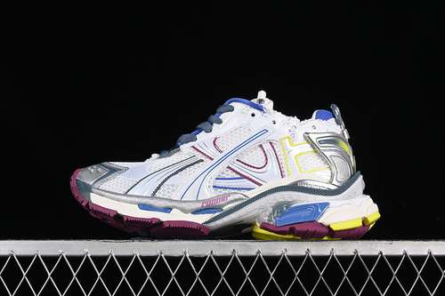 530W3RNY0328BALENCIAGA RUNNER KITH FOURCOLOR 70 WHITESILVERBLUEYELLOWUNISEX3546