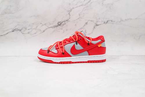 400CT0856600OW X SB DUNK LOW UNIVERSITY REDWOLF GREYWOMAN3639MAN4045