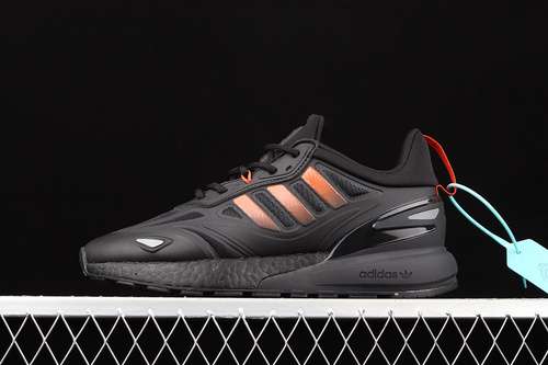 300GZ9087ZX 2K BOOST 20 SHOES CORE BLACKSOLAR REDCARBONWOMAN3639MAN4045