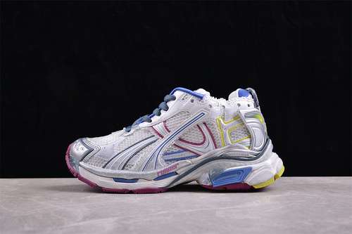 580W3RNY0328BALENCIAGA RUNNER KITH FOURCOLOR 70 WHITESILVERGREENBLUEUNISEX3546