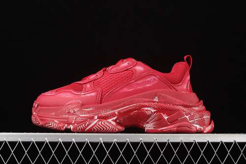 600W3CN36000ZG BALENCIAGA TRIPLE S SNEAKERS REDREDREDWOMAN3539MAN4046