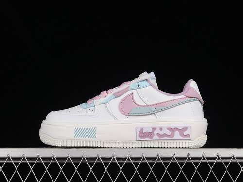 320CW6688607AIR FORCE 1 FONTANKA WHITEGREYBLUEPINKWOMAN3639MAN4045