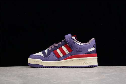 300GX4540FORUM LOW SHOES FRUIT PUNCH GRAPE PURPLEREDWHITEWOMAN3639MAN4045