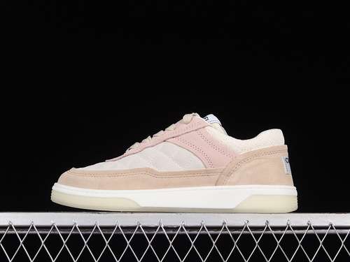 400E0628CHANEL FASHION CASUAL SHOES LIGHT PINKLIGHT KHAKIWHITEWOMAN3540