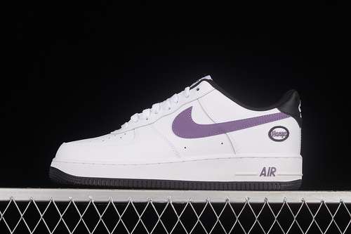 320DH7440100AIR FORCE 1 LOW 07 LV8 HOOPS WHITECANYON PURPLEBLACKWOMAN3639MAN4045