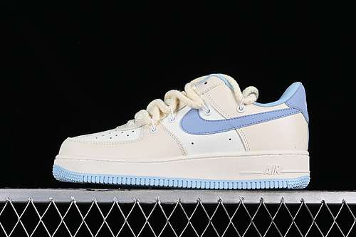 340BD7701011AIR FORCE 1 07 LOW MILK WHITEBLUEGREYWOMAN3639MAN4045
