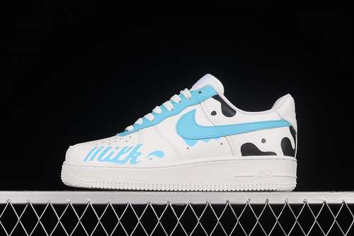 320DD8959100AIR FORCE 1 LOW 07 WHITEBLACKBLUEWOMAN3639MAN4045