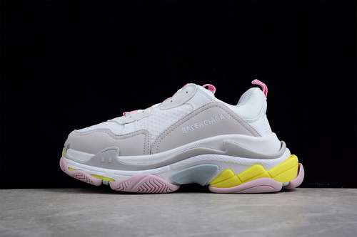 480W2FW47541BALENCIAGA TRIPLE S SNEAKERS BEIGEWHITEPINKWOMAN3539MAN4046