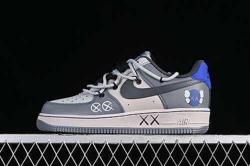 340KS6869333KAWS AIR FORCE 1 07 LOW GREYBLACKBLUEWOMAN3639MAN4045