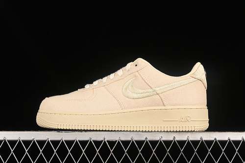 300CZ9084200STUSSY X AIR FORCE 1 LOW FOSSIL STONESAILOFF WHITEWOMAN3639MAN4045