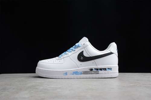 300DH2920111TAKASHI MURAKAMI X AIR FORCE 1 LOW 07 WHITESKY BLUEBLACKWOMAN36394045