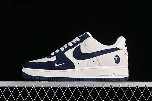 340BA8806222AIR FORCE 1 07 LOW BAPE OFF WHITEBLUEWOMAN3639MAN4045