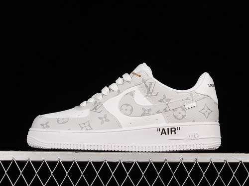 600LD4631201AIR FORCE 1 LOW 07 X LV WHITEWHITELIGHT GREYWOMAN3639MAN4045