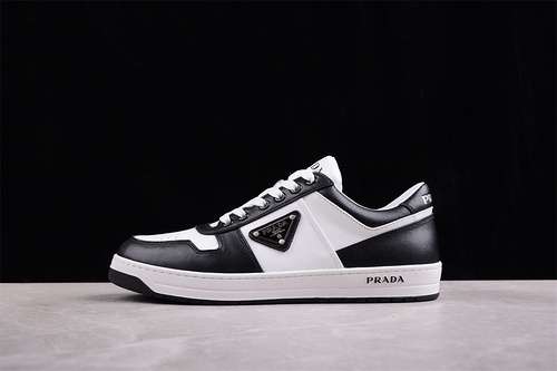 5002EE364_3LKG_F0T8FPRADA DOWNTOWN LOW SNEAKERS WHITEBLACKMAN3845