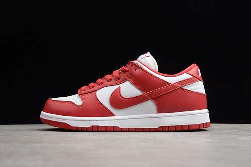 360CU1727100SB DUNK LOW WHITEUNIVERSITY REDWOMAN3639MAN4045