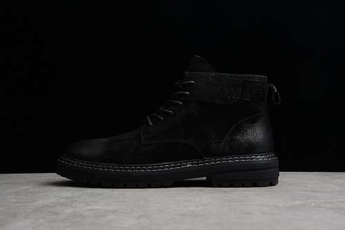 480GUCCI HIGH MARTIN BOOTS BLACKBLACKBLACKMAN3844