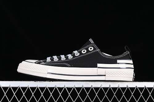 240A07984CCONVERSE CHUCK 70 HACKED HEEL WHITEBLACKWOMAN3539MAN4044