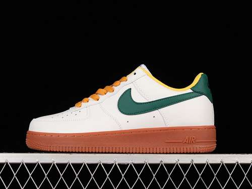 300CW2288126AIR FORCE 1 LOW 07 WHITEGREENYELLOWWOMAN3639MAN4045