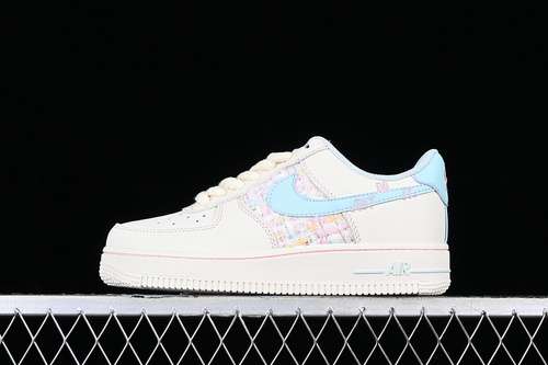320FJ7740013AIR FORCE 1 07 LOW JUST DO IT WHITEBLUEPINKWOMAN3639MAN4045