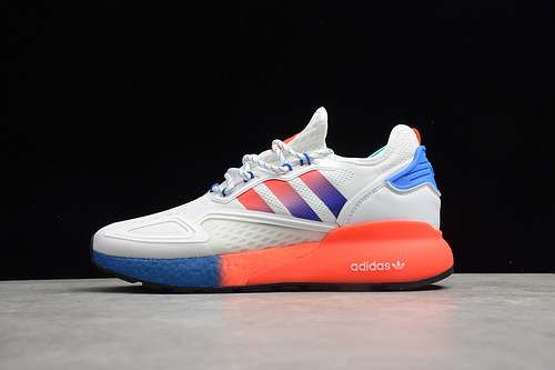 280FX9519ZX 2K BOOST SHOES CLOUD WHITESOLAR REDBLUEWOMAN3639MAN4045