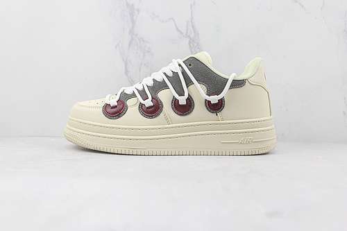 300AIR FORCE 1 LOW VIBE CREAM WHITECREAM WHITEDARK GREYWOMAN3639MAN4045