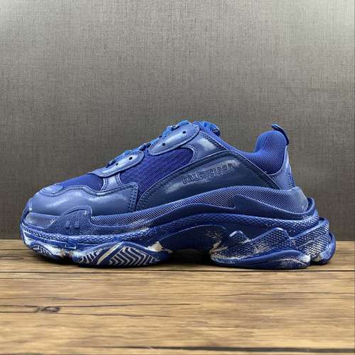 470BALENCIAGA TRIPLE S SNEAKERS DARK BLUEDARK BLUEDARK BLUEWOMAN3539MAN4046