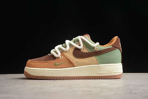 320CV1727200AIR FORCE 1 07 LOW GREENBEIGEBROWNWOMAN3639MAN4045