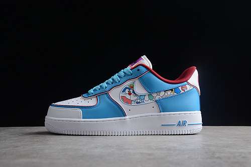 340BQ8988106AIR FORCE 1 07 LOW DORAEMON BLUEWHITEREDWOMAN3639MAN4045