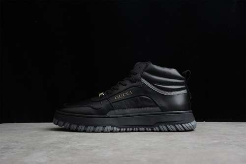 53043194202JPO60819GUCCI MID MARTIN BOOTS BLACKBLACKBLACKMAN3844