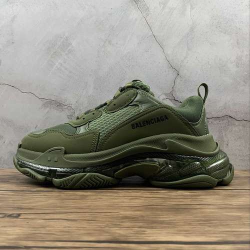 600BALENCIAGA TRIPLE S GREENGREENGREENWOMAN3539MAN4046