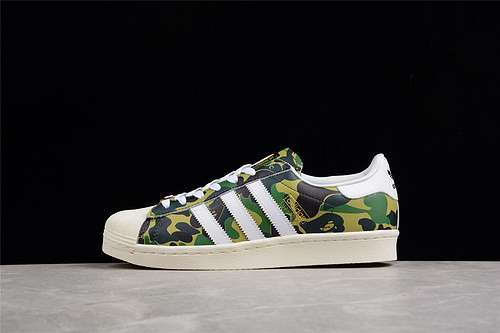 320GZ8981BAPE X SUPERSTAR 80S ABC CAMO CLOUD WHITECAMOCAMOWOMAN35539MAN4045
