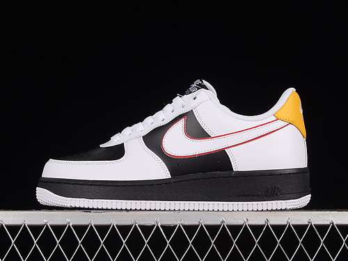 320KN2696024AIR FORCE 1 07 LOW WHITEBLACKYELLOWWOMAN3639MAN4045