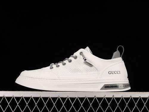 3809Y9209666GUCCI 22SS CASUAL TRENDY SNEAKERS WHITEWHITEGREYMAN3944