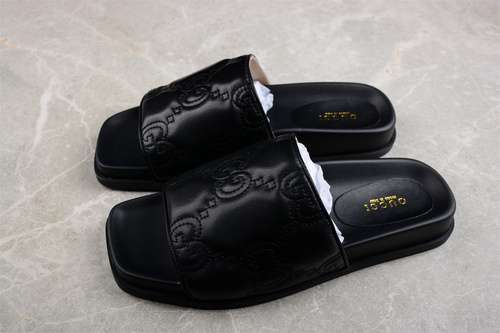 320GUCCI SPRING SUMMER SANDALS BLACKBLACKBLACKWOMAN3539MAN4045