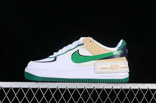 280DZ1847102AIR FORCE 1 SHADOW WHITEMALACHITESESAMEMIDNIGHT NAVYWOMAN35540