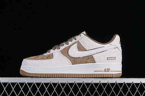 340ME2392101SUPREME AIR FORCE 1 07 LOW KHAKIGREYWOMAN3639MAN4045