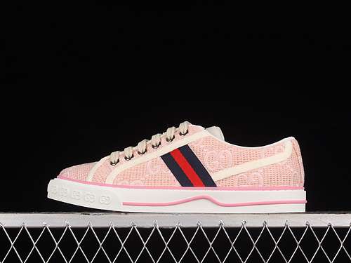 3802KT3082562GUCCI TENNIS 1977 BLACKPINKWHITEREDWOMAN3539