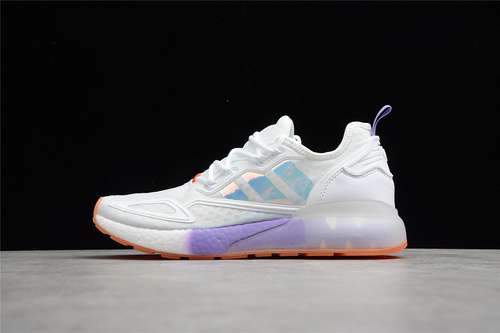 320GV7760ZX 2K BOOST SHOES CLOUD WHITELIGHT PURPLEHAZY COPPERWOMAN3639MAN4045