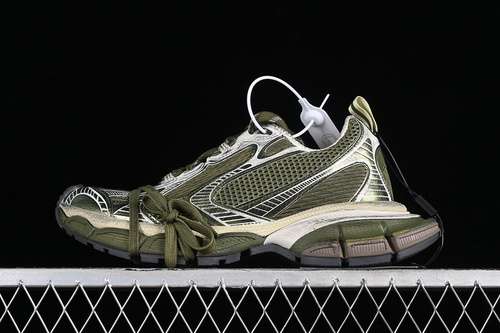 400W3XL67019BALENCIAGA PHANTOM SNEAKER GREENSILVERWOMAN3539MAN4046
